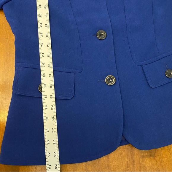 NWOT Chadwick’s of Boston Womens Jacket Size 10 Royal Blue Button Closure - Picture 9 of 9
